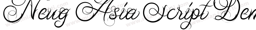 Neug Asia Script Demo字体转换
